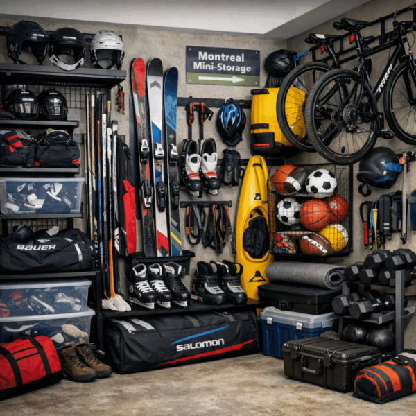 stockage d'équipements sportifs