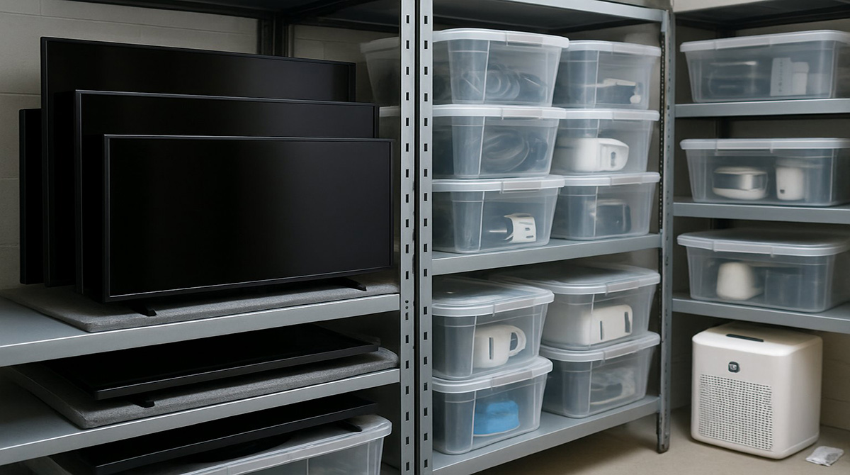 Montreal Mini-Storage Electronics Storage Tips Secure Appliance TV Storage Solutions 2