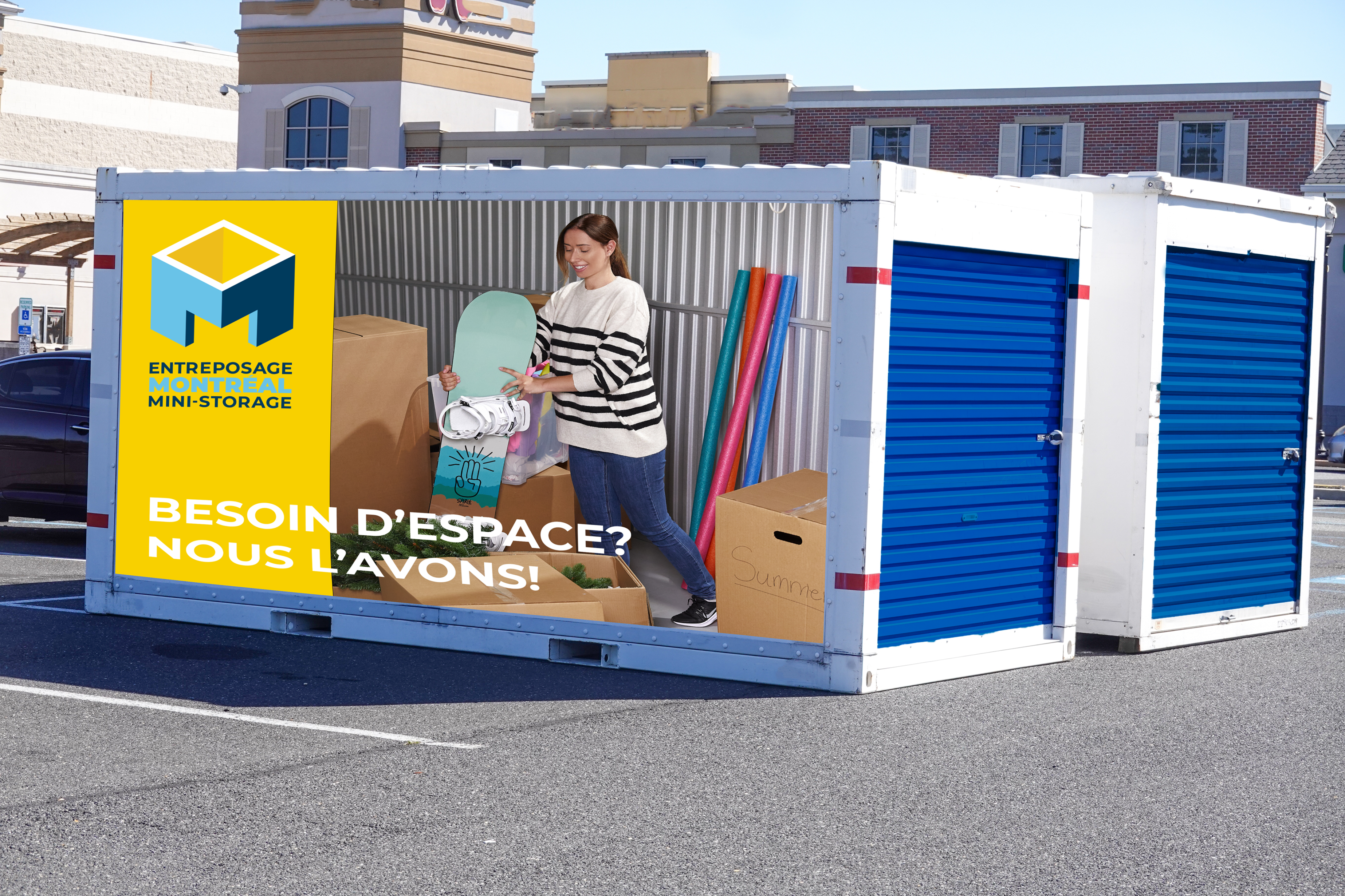 March 20, 2024 - wrapped container Mobile Storage Units